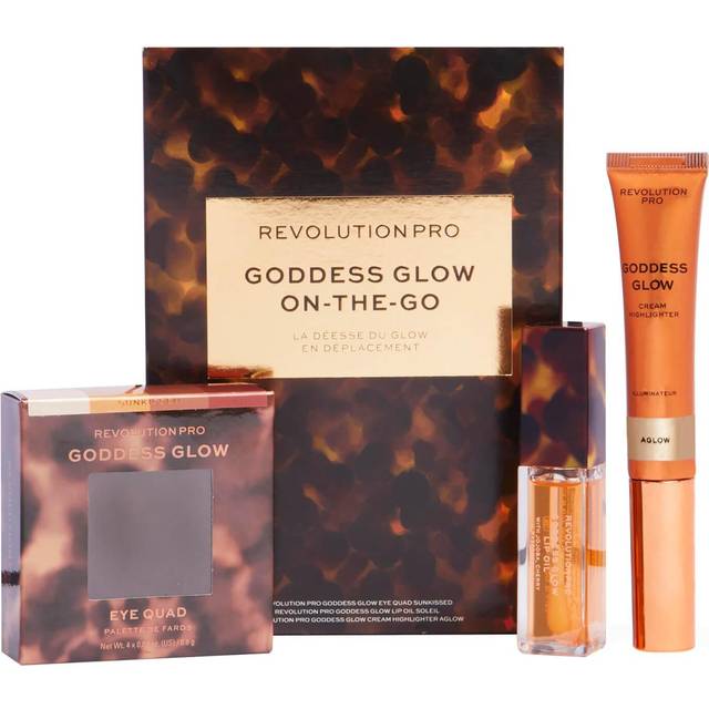 Makeup Revolution Pro Goddess Glow On-The-Go Set