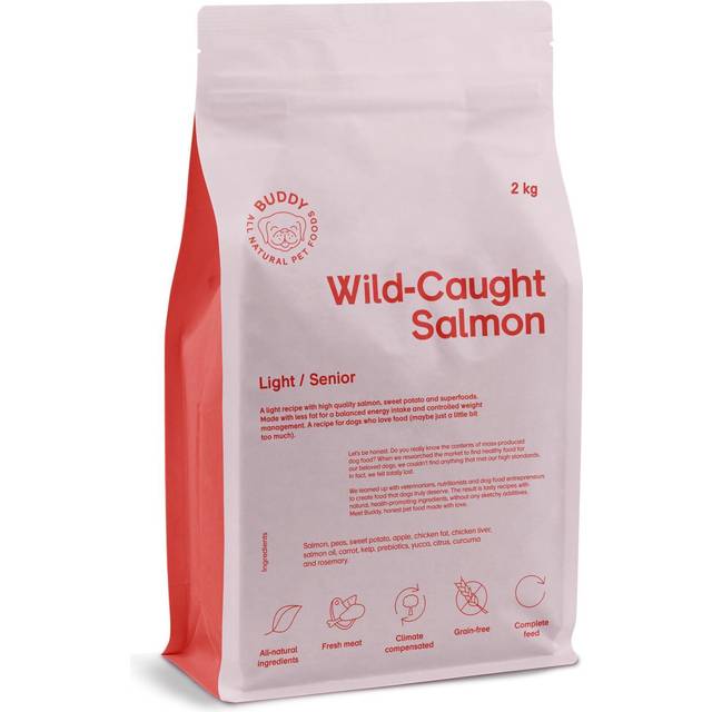 Buddy Pet Foods Wild-Caught Salmon, Senior/Light Dog - 2 kg