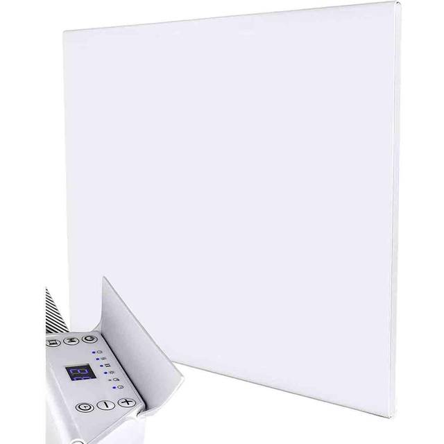 Mylek Ultra Slim Electric Panel Heater With 24/7 Timer 500W, White
