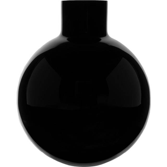 Skrufs Glasbruk Pallo vas Svart 37 cm