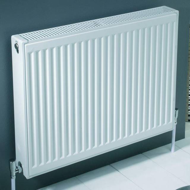 Kartell K-RAD Kompact Type 22 Double Panel with Double Convector Horizontal Radiator | White | Metal | 600mm x 500mm