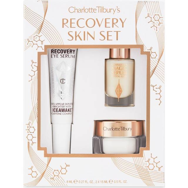 Charlotte Tilbury Recovery 3 Piece Gift Set: Magic Serum 8ml - Magic Cream 15ml - Cryo Recovery Eye Serum 15ml