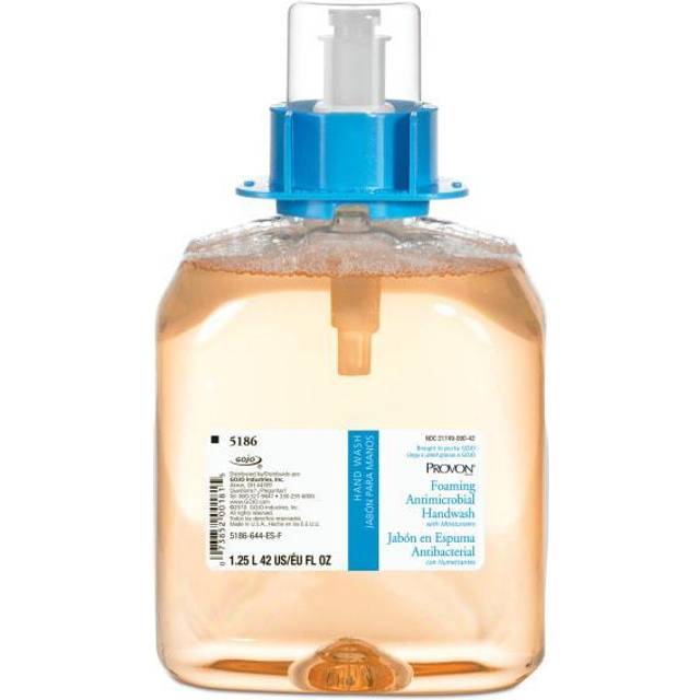 PROVON Foaming Antimicrobial Handwash with Moisturizers  Light Fruit Fragrance  1250 mL Hand Soap Refill for PROVON FMX-12 Push-Style Dispenser (Pack