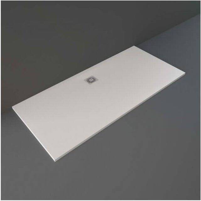 Rak Feeling Chrome Wet Room Glass Shower Screen 800mm Wide