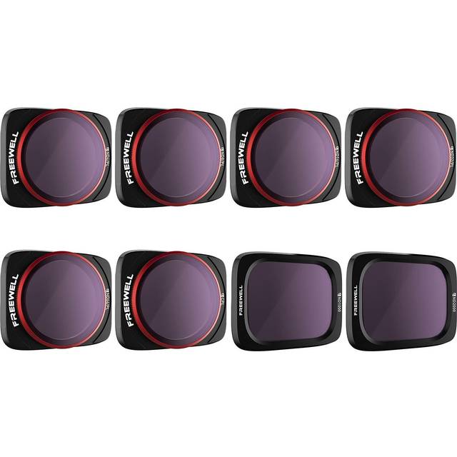 Freewell All Day - 4K Series â8Pack ND, ND/PL, CPL Filters Compatible with Air 2S Drone