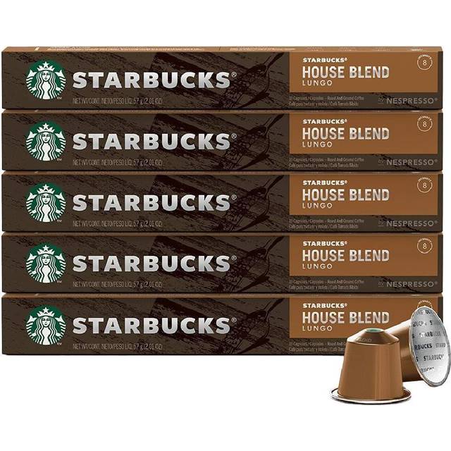 Starbucks House Blend Lungo Nespresso Coffee Pods (12 x 10)
