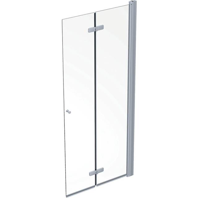 Ifö Showerama Duschdörr silver/klarglas, höger 70 cm