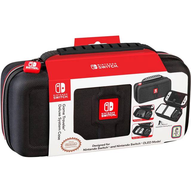 BigBen Interactive Official Traveler Deluxe System Case - Black Nintendo Switch