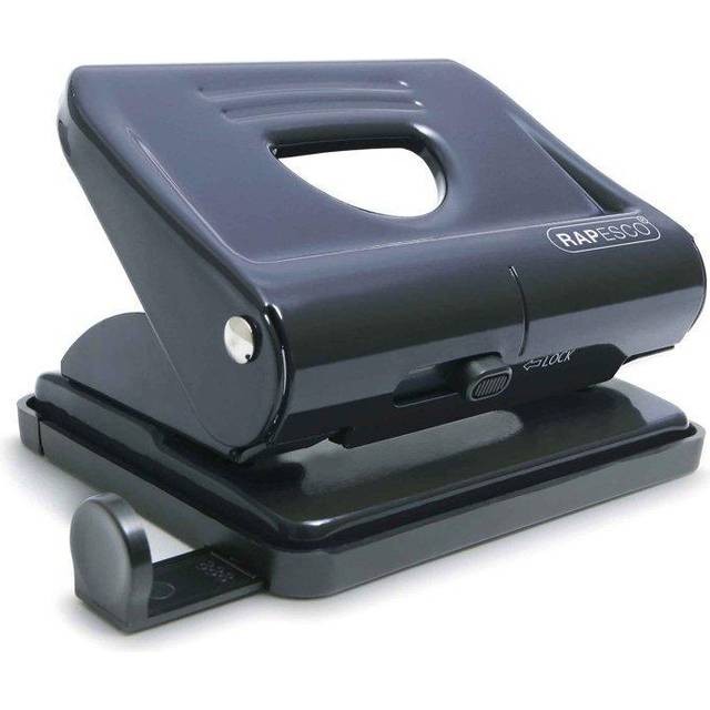 Rapesco PF820MB1 Hole Punch - 820, 22 Sheet Capacity (Black)
