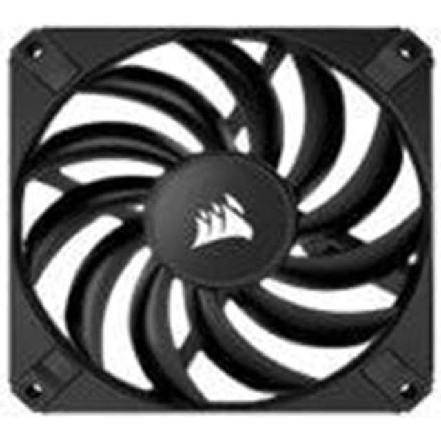 Corsair AF120 SLIM, 120mm PWM Fluiddynamisk Lagerfläkt (Tunn Profil För Fall Med Liten Formfaktor, Låg Ljudnivå, Upp Till 2000 RPM, Universell 120x15mm Storlek) Enskilda Förpackningar, Svart
