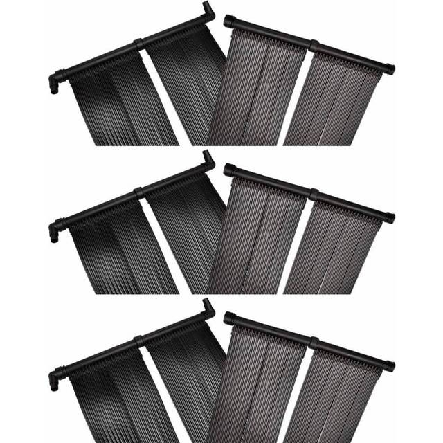 vidaXL Solar Pool Heater Panel 6 pcs 80x310 cm
