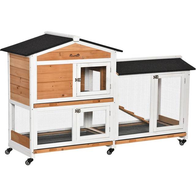 PawHut Rabbit Hutch D51-314YL