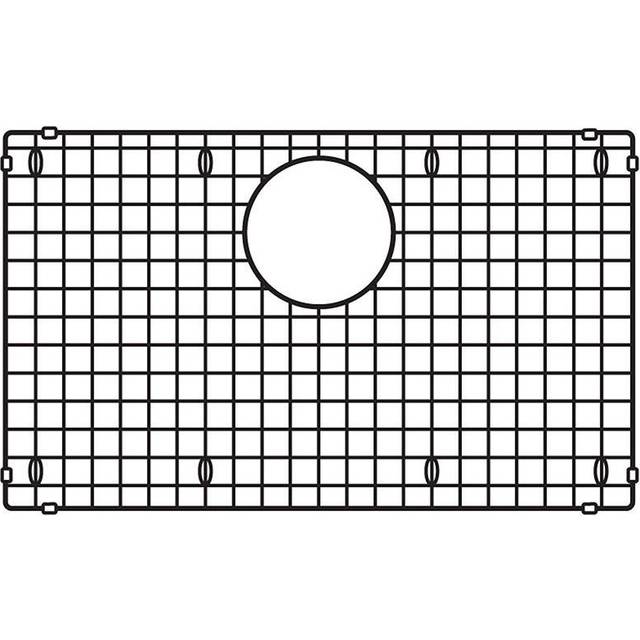 "BLANCO 234059 Stainless Steel Sink Grid (Precis 27"" Single Bowl) Accessory, 13.56"" L x 22.69"" W x 0.25"" H, Stainless"