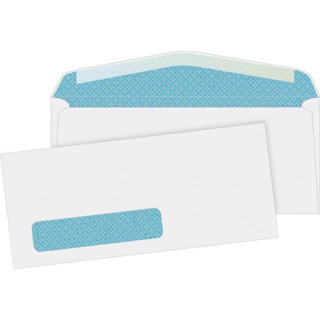 Business Source 42205 Security Window Envelopes No. 10-Inch  4-1/8-Inch x9-1/2-Inch  500/BX WE