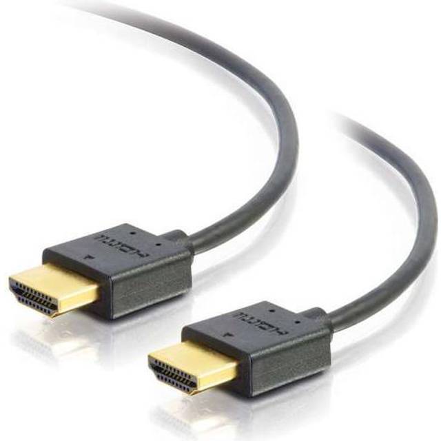 6ft (1.8m) Flexible High Speed HDMI Cable with Low Profile Connectors - 4K 60Hz HDMI 2.0 Gold Plated