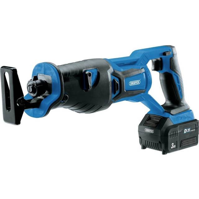 DRAPER D20 20V Brushless Reciprocating Saw with 3Ah Battery and Fast Charger [00593]