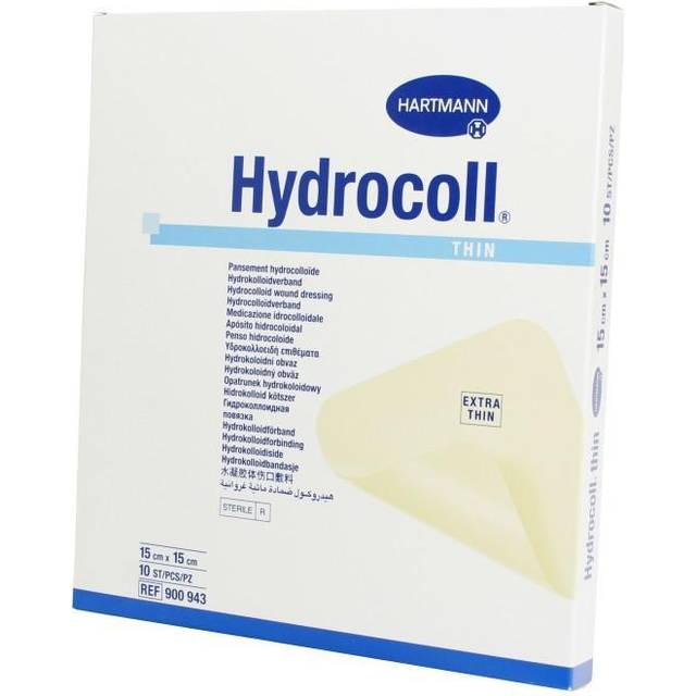 Hydrocoll plattor 15x15 cm 10 st