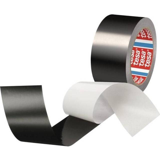 tesa 50577-00000-01 Aluminiumtejp Svart (matt) (L x B) 25 m x 50 mm 1 st