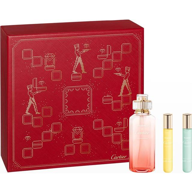 Cartier Rivieres De Cartier Discovery Set 100ml Insouciance Eau De Toilette + 10ml Allegresse Eau De Toilette + 10ml Luxuriance Eau De Toilette