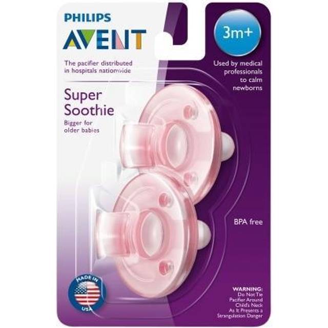 Avent SCF192/04 Soothie Pacifier 3+ months Pink 2 Pack