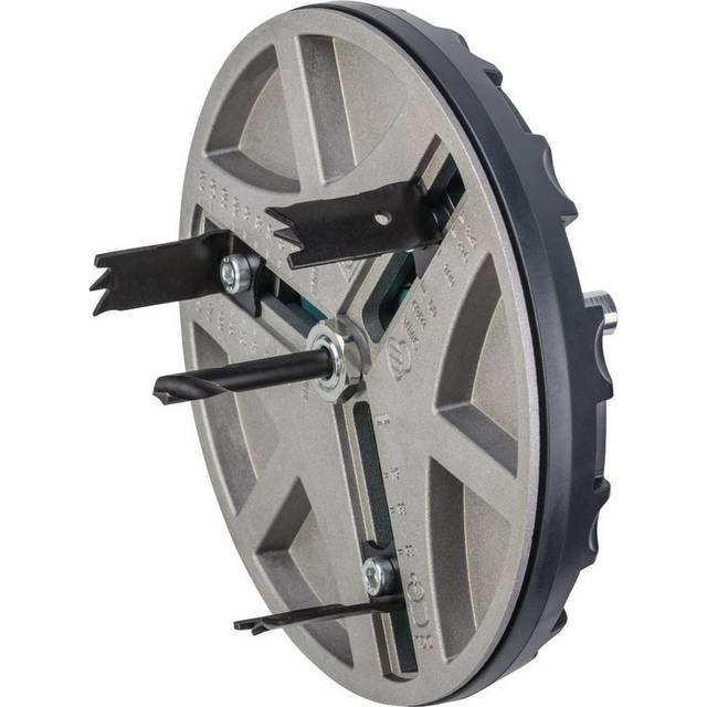 Wolfcraft adjustable hole saw, ø 45-130 mm - quick-change sawing diameters