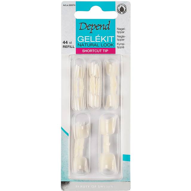 Depend Shortcut Tip Natural Refill, Kunstige negle