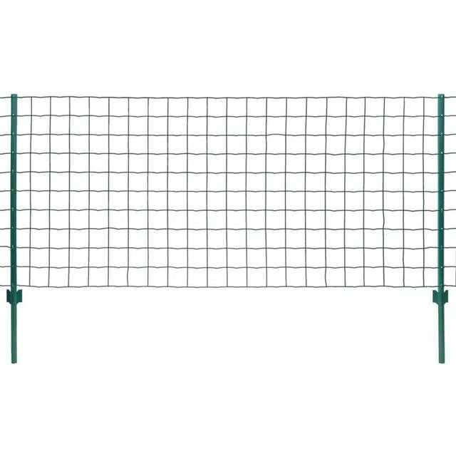 vidaXL Euro Fence Steel 20x1.5 m Green