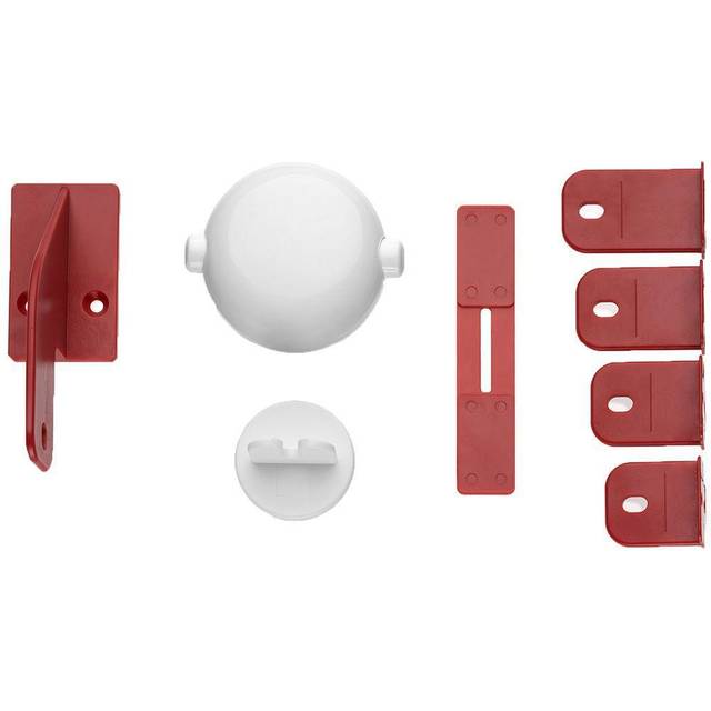 Double Door Cupboard Lock by Swabian Child Safety Experts, White