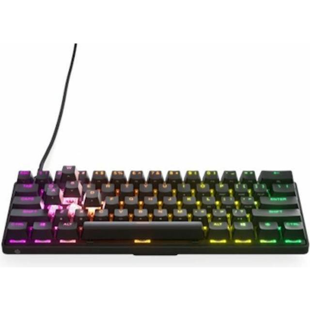 SteelSeries HyperMagnetic Apex Pro Mini Gaming Keyboard - Justerbar manövrering - 60% Kompakt formfaktor - RGB - PBT-tangentbord - USB-C - Franska AZERTY
