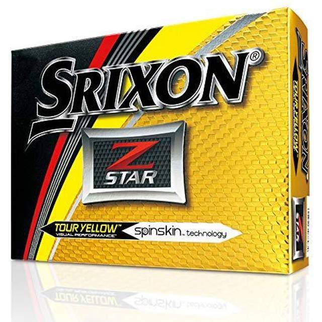 Srixon Z-Star golfbollar för män, ett dussin (2017-version)