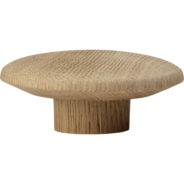 Wood knob / hook, &amp;Oslash;7.5 cm, oak