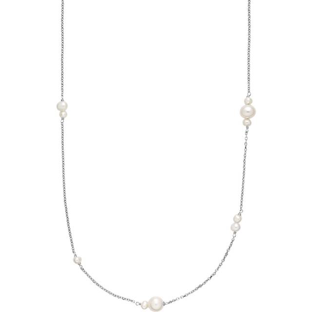 Majesty Necklace With Pearls - Förgyllt-Silver Sterling 925 (40-42.5-45 cm)
