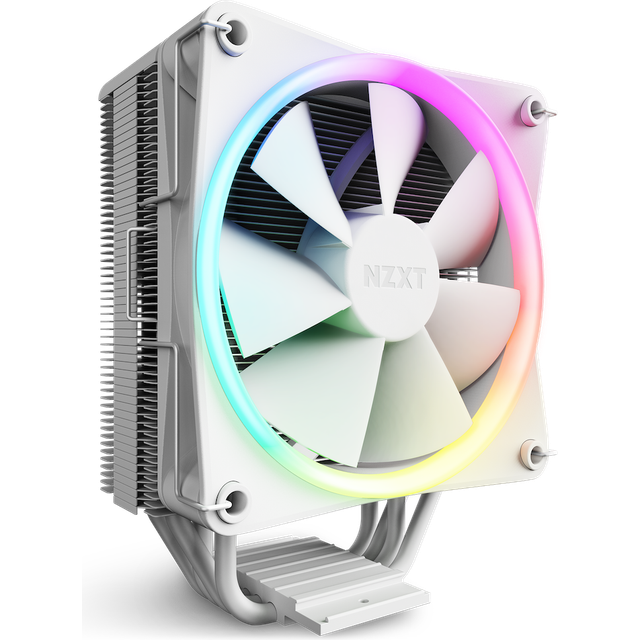 NZXT T120 RGB CPU Air Cooler - RC-TR120-B1 - CPU vätskekylare - Konduktiva kopparrör - Fluid Dynamic Bearings - AMD och Intel kompatibilitet - Svart