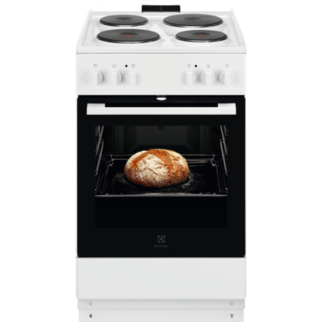 Spis 50 cm gjutjärnsplattor LKS500003W2 Electrolux vit