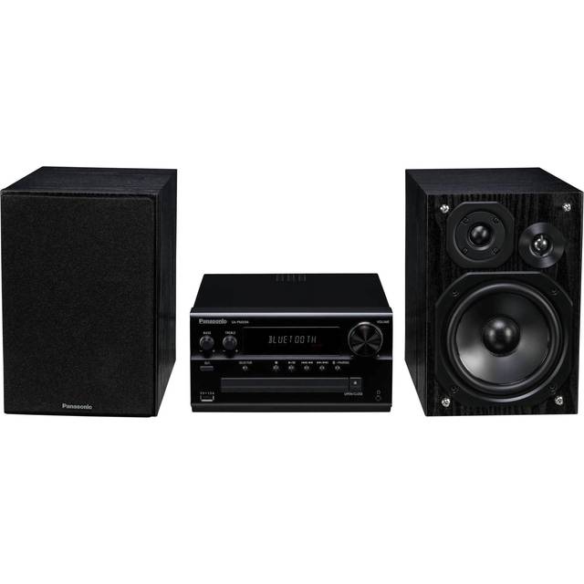 Panasonic SC-PMX94EG-K Micro HiFi System (120 W RMS, Digital DAB+, CD, UKW , Bluetooth, USB, AUX) schwarz, Einheitsgröße