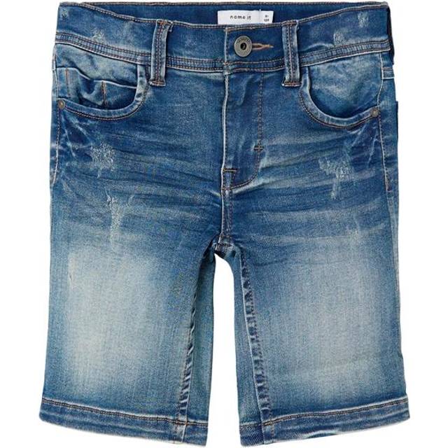 Slim Fit Denim Shorts