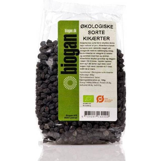 Biogan Kikärter svarta eko - 500 g