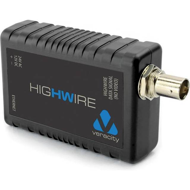 Veracity Highwire network media converter Internal 100 Mbit/s Black