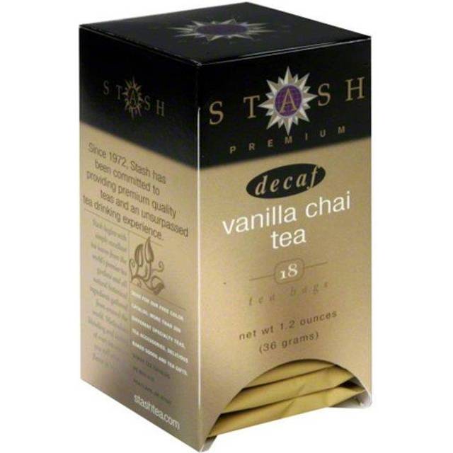 Stash Decaf Tea Vanilla Chai 18 Tea Bags