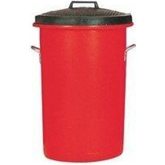 Heavy Duty Coloured Dustbin 85 Litre Red