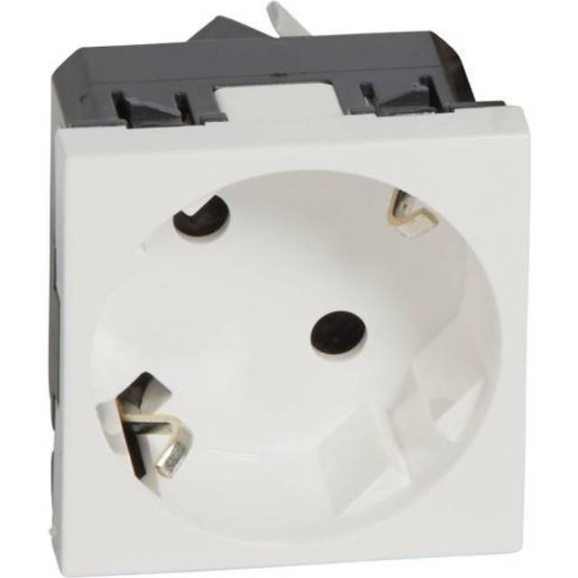 077245 - Earthed socket Color: white 077245