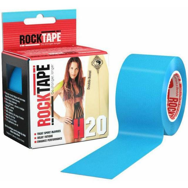 Rocktape Unisex vuxen H21 kinesiologitejp, blå, 5 cm x 5 m