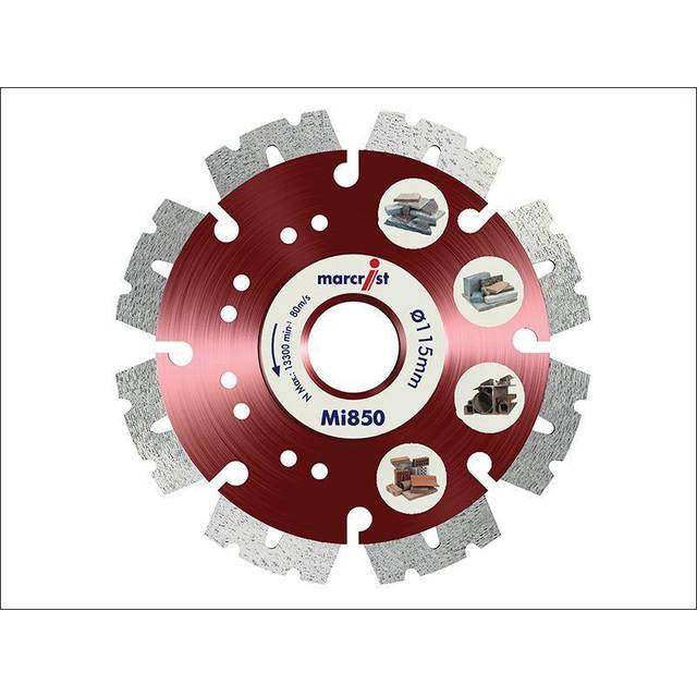 Marcrist MI850 Fast Cutting Universal Diamond Disc 115mm 22mm