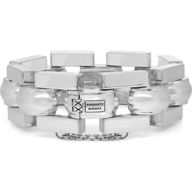 Buddha To Buddha The Batul large Silver Bracelet 040 F (21CM)