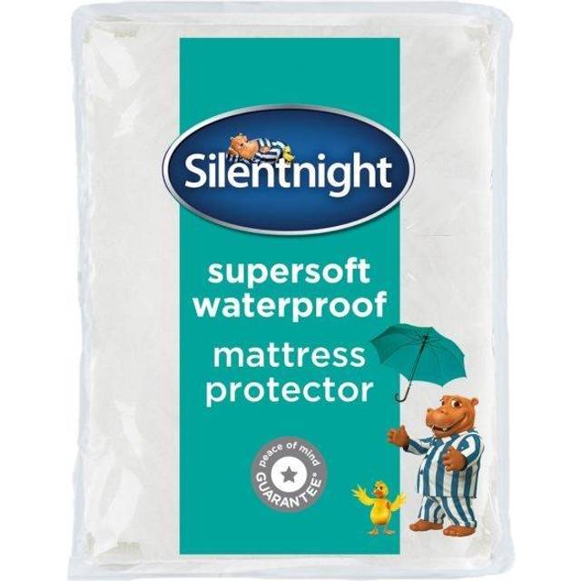 Silentnight Fitted Supersoft Waterproof Mattress Protector - Double