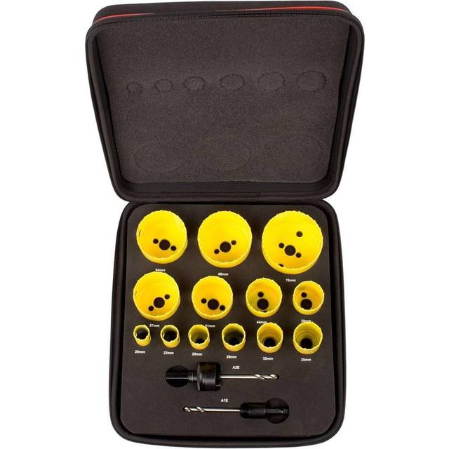 Starrett KDC13021 15 Piece General Purpose Hole Saw Set