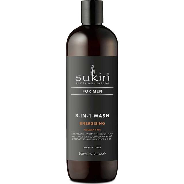 Sukin For Men 3-in-1 Energising Body Wash 500ml 500ml