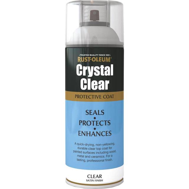 Rust-oleum - Crystal Clear Protective Coat Aerosol - 400ml - Semi Gloss