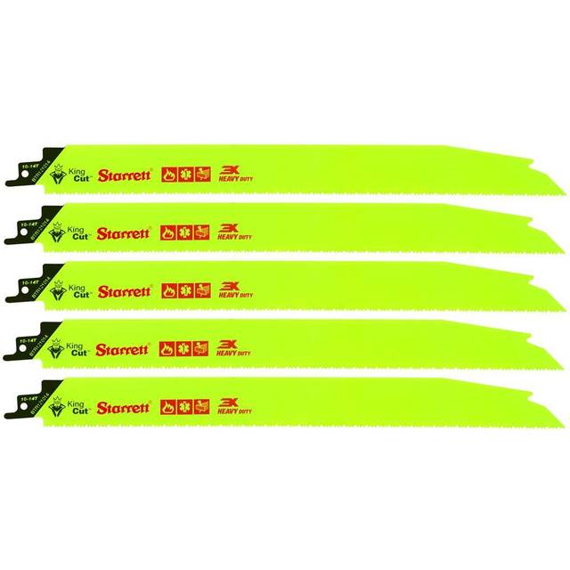 Starrett BTR121014-5 Bi-Metal King Cut Demolition Blade 300mm 10-14 TPI Pack 5