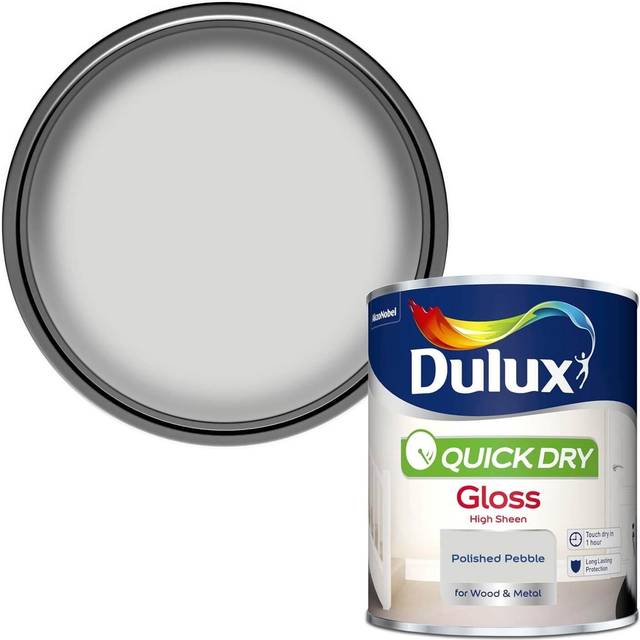 Dulux Quick Drying Gloss 750ml Polished Pebble